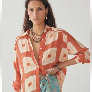 MAISON HOTEL Palmira Blouse - Trapéze Terracota